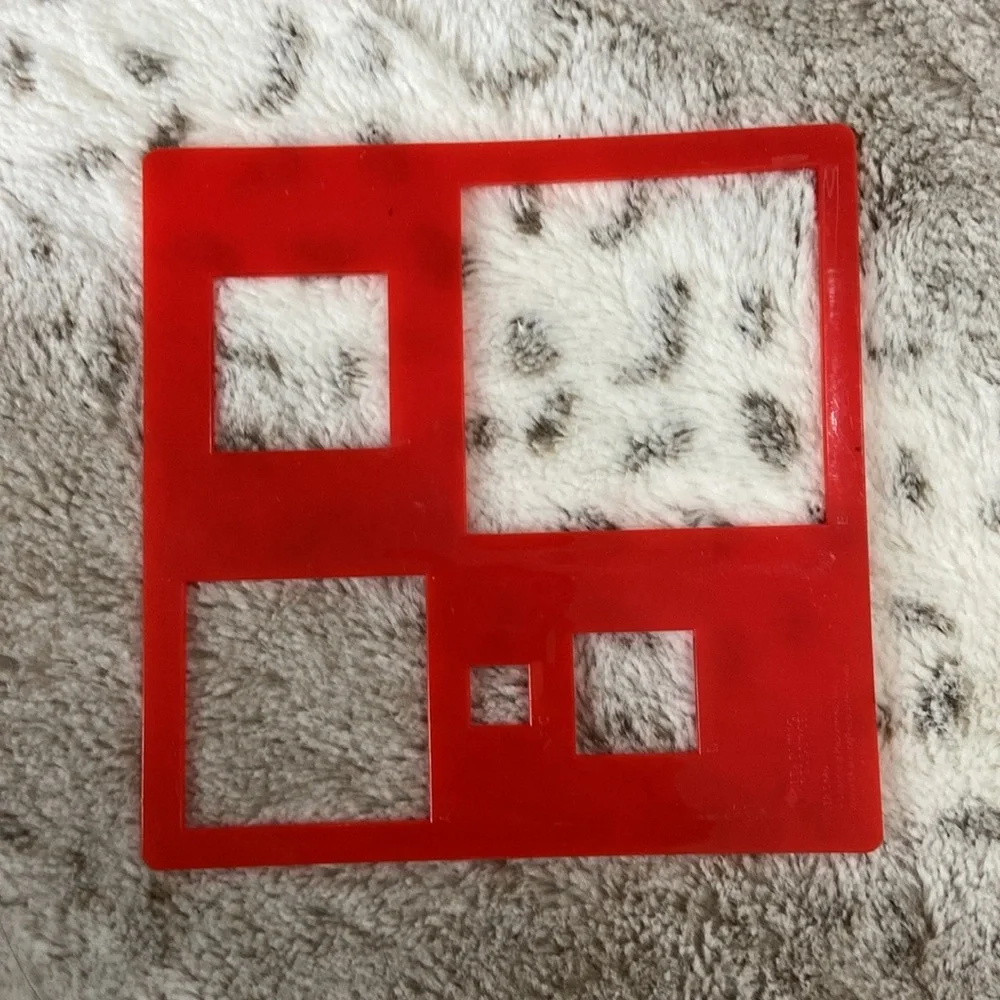 Geometric stencil set boys girls arts and crafts educational math STEM preschool
